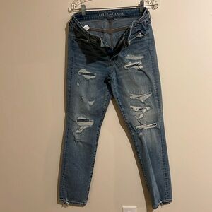 American Eagle Skinny Blue Jeans. Size 8 short